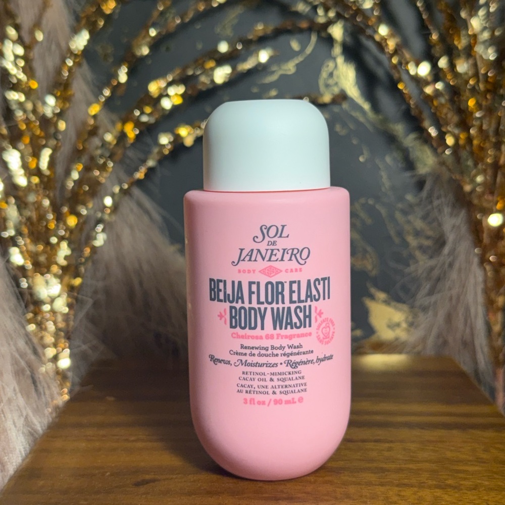 Sol de Janeiro Beija Flor Elasti Body Wash - Pink Bottle with White Cap